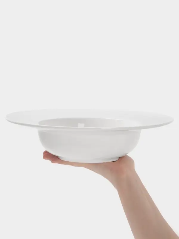 Тарелка для пасты Hanna Kn&ouml;vell, d=30 см, фарфор, белая