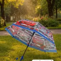 Зонт детский прозрачный купол &laquo;Тачки&raquo;, d=76 см