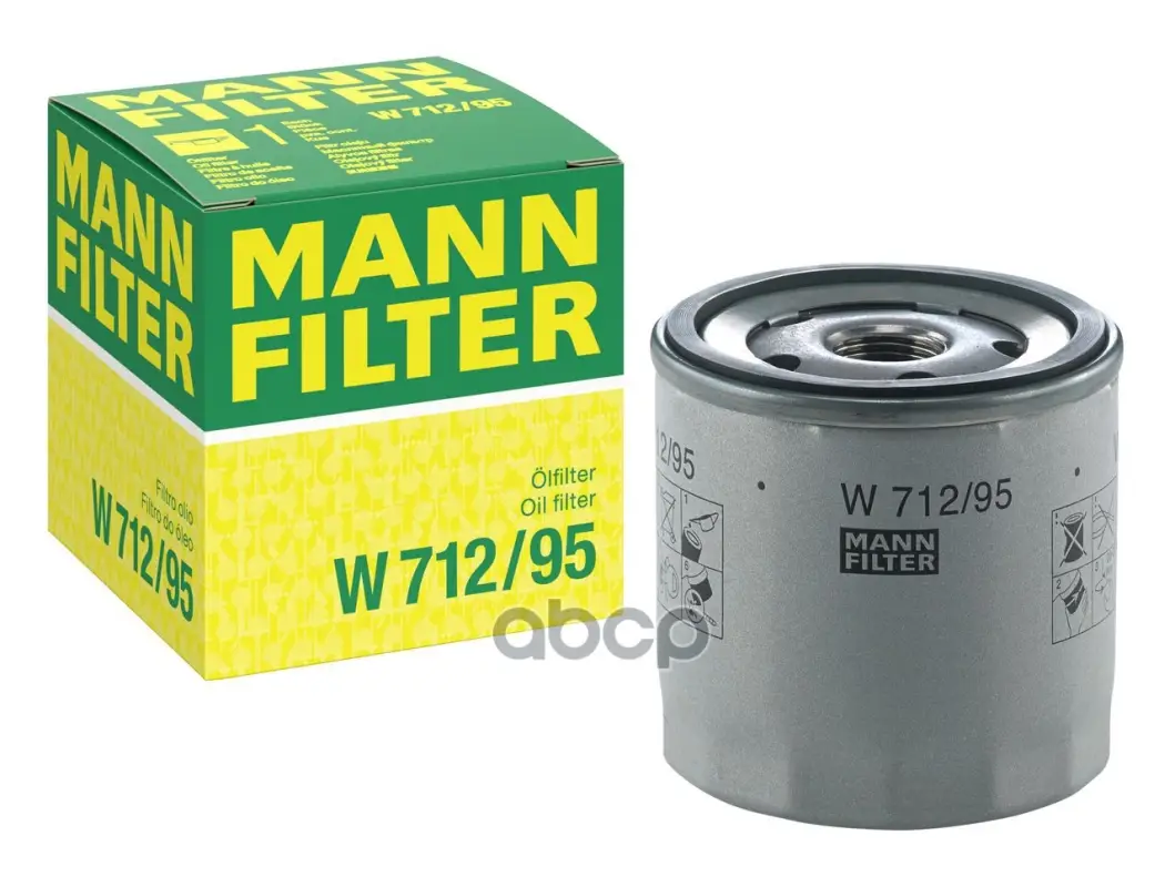 фильтр масляный MANN-FILTER арт. W71295