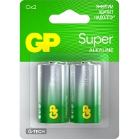 Батарейка GP Super C/LR14/14A 14A-2CR2/24AA21-2CRSBC2 алкалин. бл/2шт