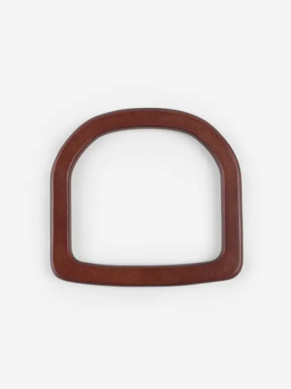 Ручки для сумки деревянные, 12&times;12.9 см, 2 шт., коричневые