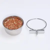 Кормушка для клетки, 300 мл, с креплением на винтах