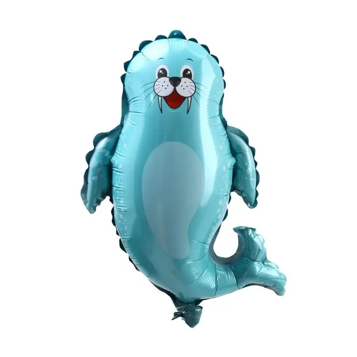Воздушный шар фольгированный 14 Воздушный шар фольгированный 14" «Морской котик», фигура, для палочки