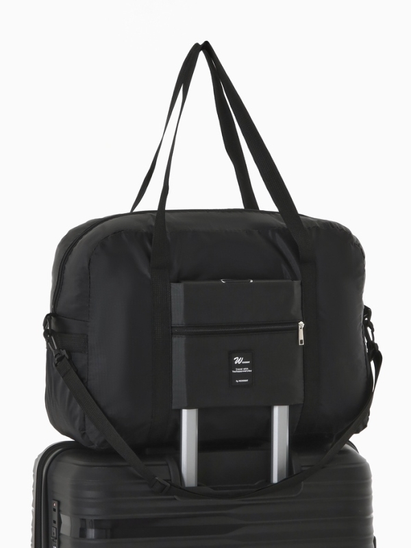 Сумка дорожная на молнии, чёрная