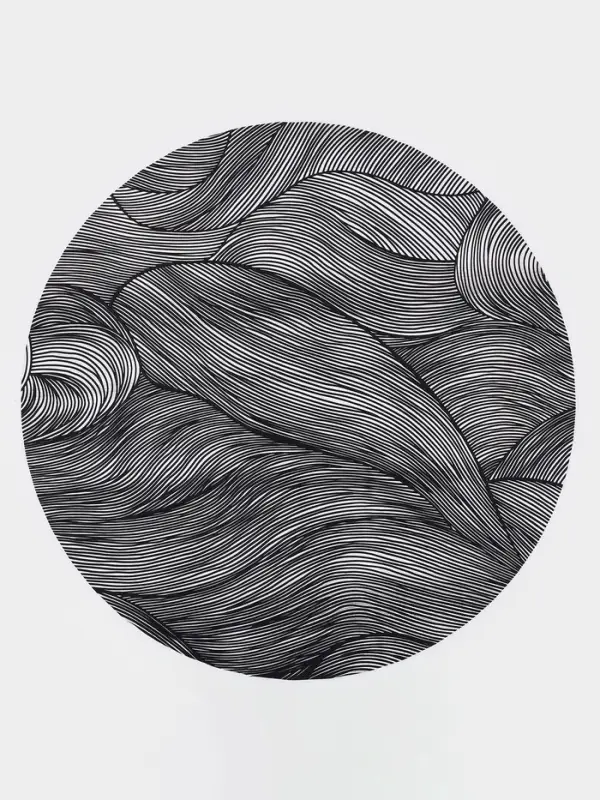 Набор салфеток сервировочных на стол Доляна &laquo;Матера&raquo;, 4 шт., 38&times;38 см, чёрный