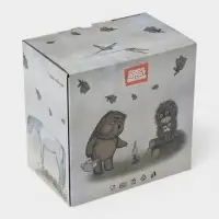 Чайная пара КОРАЛЛ &laquo;Ёжик в тумане&raquo;, 400 мл, фарфор, белая