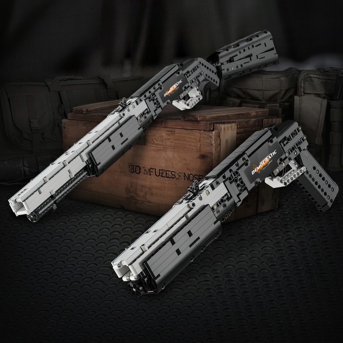 Конструктор «Техно. Дробовик», 2 варианта сборки, 880 деталей Конструктор «Техно. Дробовик», 2 варианта сборки, 880 деталей