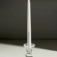 Стеклянный подсвечник на 1 свечу &laquo;Вазон с хрусталиком&raquo;, 8.5&times;6&times;6 см
