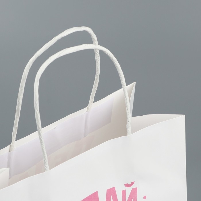 Пакет подарочный, упаковка, «Делай этот мир лучше», 22 х 22 х 11 см Пакет подарочный, упаковка, «Делай этот мир лучше», 22 х 22 х 11 см