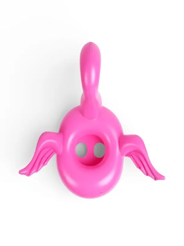 Круг для плавания &laquo;Фламинго&raquo;, надувной, d=65 см, от 3 лет, с сиденьем, розовый