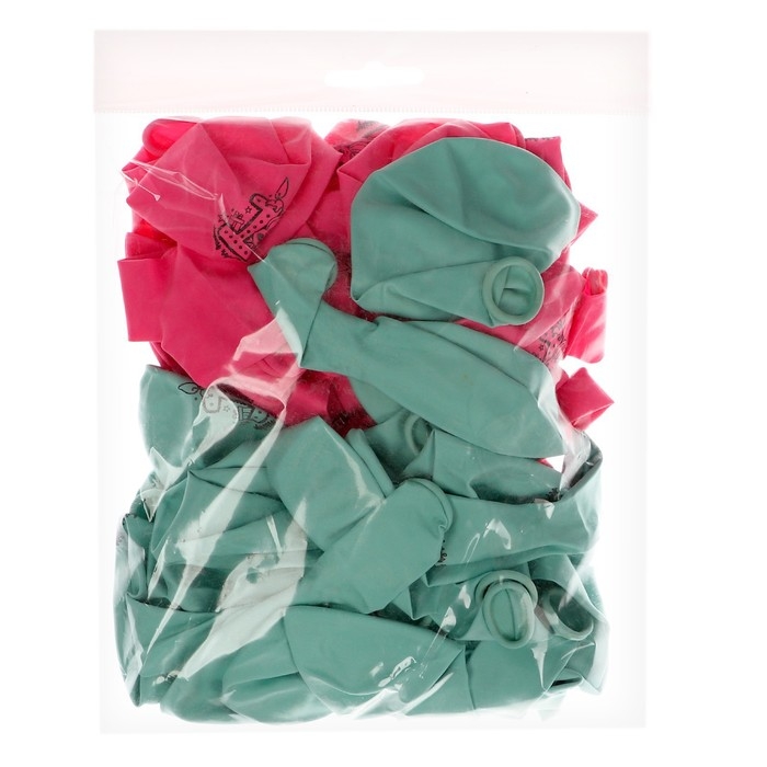 Воздушные шары латексные 12 Воздушные шары латексные 12" «1 Годик. Девочка», 50 шт., kz