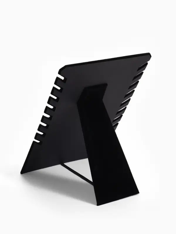 Подставка под кулоны и цепочки QF, 8 мест, 19.5&times;2&times;28.8 см, чёрная