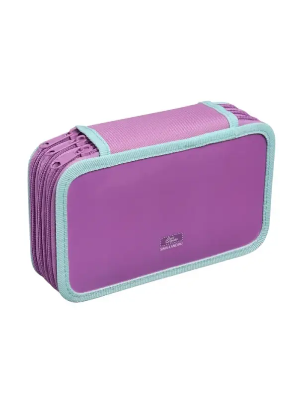 Пенал 3 секции, 125 х 205 х 55 мм, Calligrata 30П26/3 Пенал 3 секции, 125 х 205 х 55 мм, Calligrata 30П26/3 "Кот чёрный", ламинированный картон