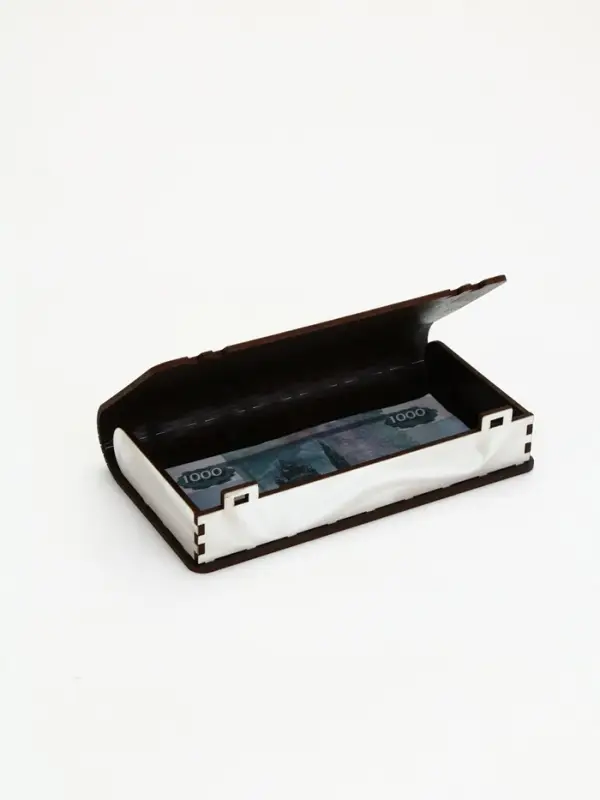 Купюрница &laquo;С днём свадьбы&raquo;, шкатулка для денег, 18&times;3&times;9.5 см