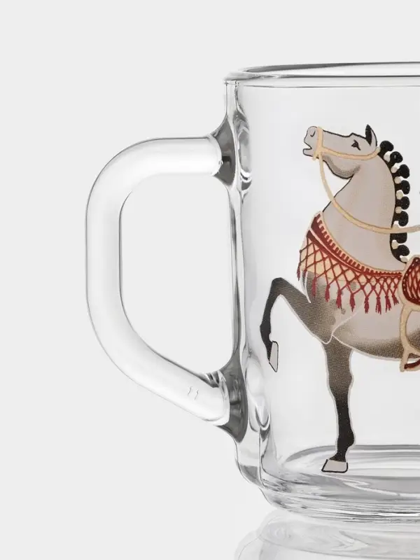 Кружка Кружка "Green tea" "Лошади" 200 мл