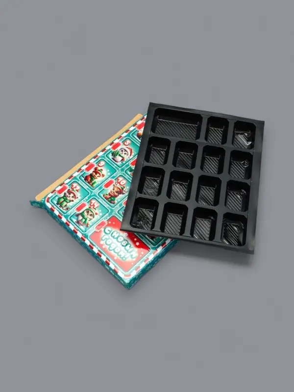 Подарочная коробка новогодняя Лесная братва 24,2х3,2х30,2 см