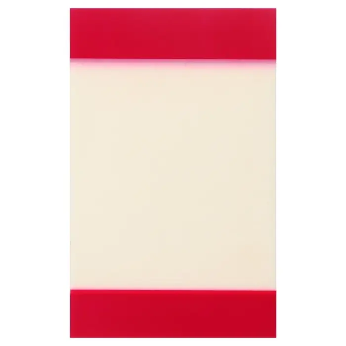 Блок с липким краем, 82 мм × 52 мм, 20 листов, прозрачный пластик с бордовыми вставками Блок с липким краем, 82 мм × 52 мм, 20 листов, прозрачный пластик с бордовыми вставками