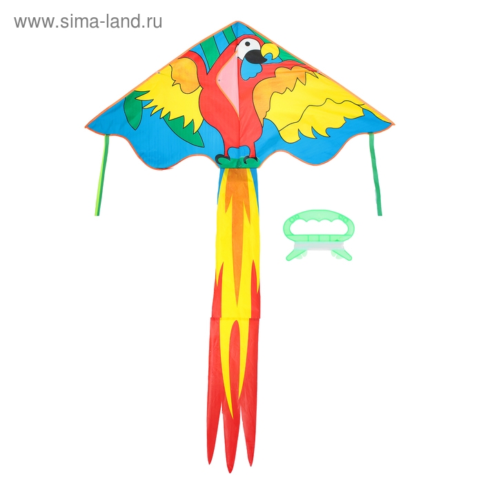 Воздушный змей «Попугай», с леской Воздушный змей «Попугай», с леской
