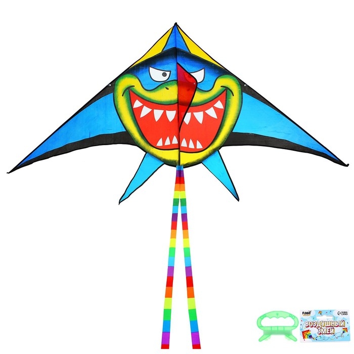 Воздушный змей «Акула», с леской Воздушный змей «Акула», с леской