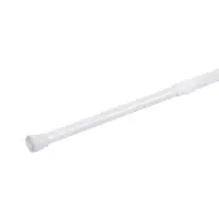 Карниз для шторы в ванную тм VETTA, 2,6м, телескопический, алюминий, белый