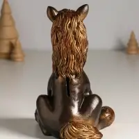 Копилка для денег &laquo;Радостный конь&raquo;, гипс, 20 см, под бронзу