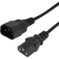 Кабель монитор - комп 1.8 м 220V (UPS -> устр) 3Gx0.5mm, iOpen  ACE001-1.8M