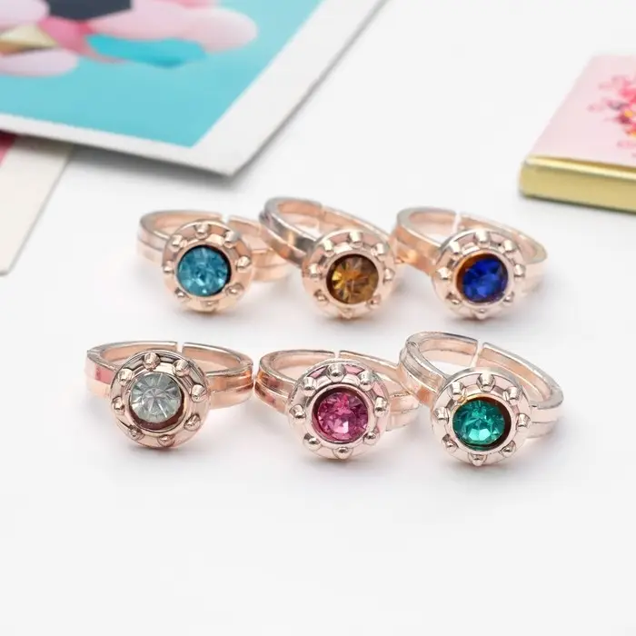 Кольцо детское «Выбражулька» орбита, цвет МИКС в золоте, безразмерное Кольцо детское «Выбражулька» орбита, цвет МИКС в золоте, безразмерное