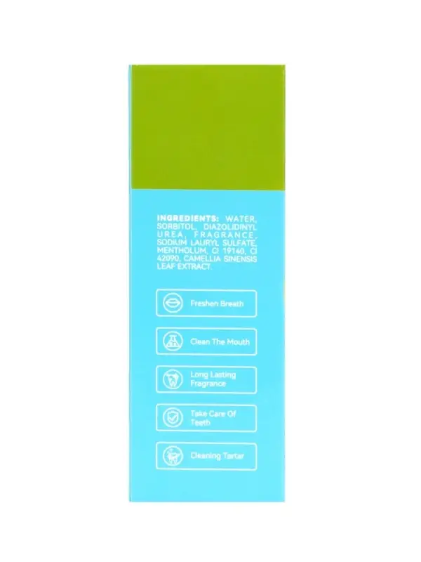 Ополаскиватель для полости рта в стиках со вкусом зеленого чая, 20 шт. по 10 мл