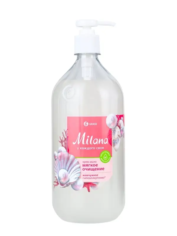 Жидкое крем-мыло Grass Milana &laquo;Жемчужное&raquo;, 1 л