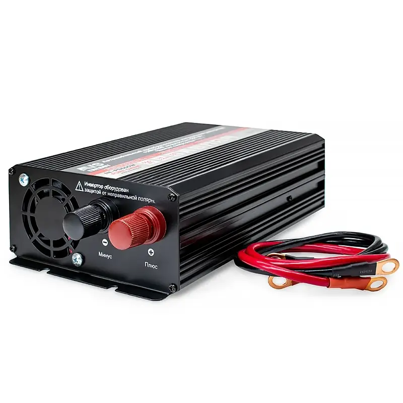 Автомобильный инвертор 12/220V AVS IN-PS600W Чистая синусоида