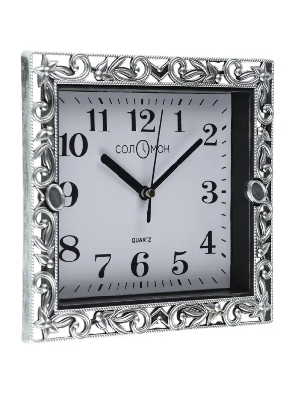 Часы настенные классические &laquo;Зара&raquo;, бесшумные, плавный ход, 21&times;18 см