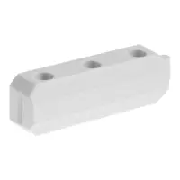 Держатель для проводов, 3 разъема, 2.2&times;7 см, белый