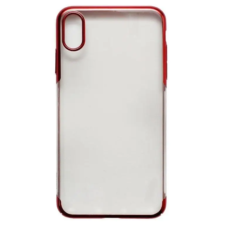 Чехол Iph XS Max Baseus Glitter Case с рамкой красный Чехол Iph XS Max Baseus Glitter Case с рамкой красный