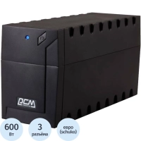 ИБП Powercom Raptor RPT-1000AP EURO, лин-инт., 1000ВА/600Вт,3xEURO, USB
