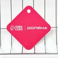Полка универсальная Доляна, бытовая, с крючками, 42&times;12&times;15 см, хромированная