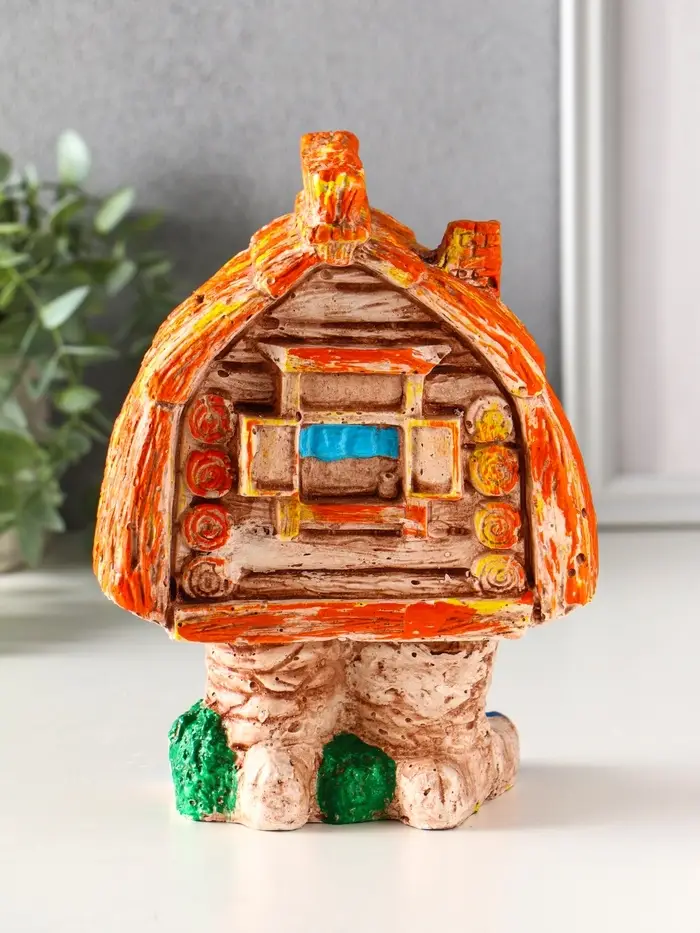 Копилка "Избушка на курьих ножках" 20х14,5х10 см Копилка "Избушка на курьих ножках" 20х14,5х10 см