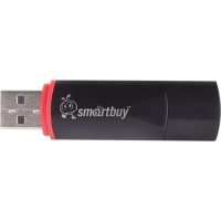 Флеш-память Smartbuy Crown, 64Gb, USB 2.0, чер, SB64GBCRW-K