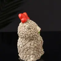 Набор фигурок &laquo;4 совы на подносе&raquo;, 23.5&times;13&times;10 см, бежевый
