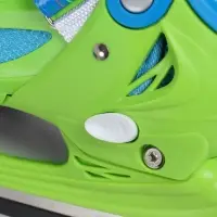 Коньки детские раздвижные BlackAqua, р. 30-33, для фитнеса, зелёные, синие Коньки детские раздвижные BlackAqua, р. 30-33, для фитнеса, зелёные, синие