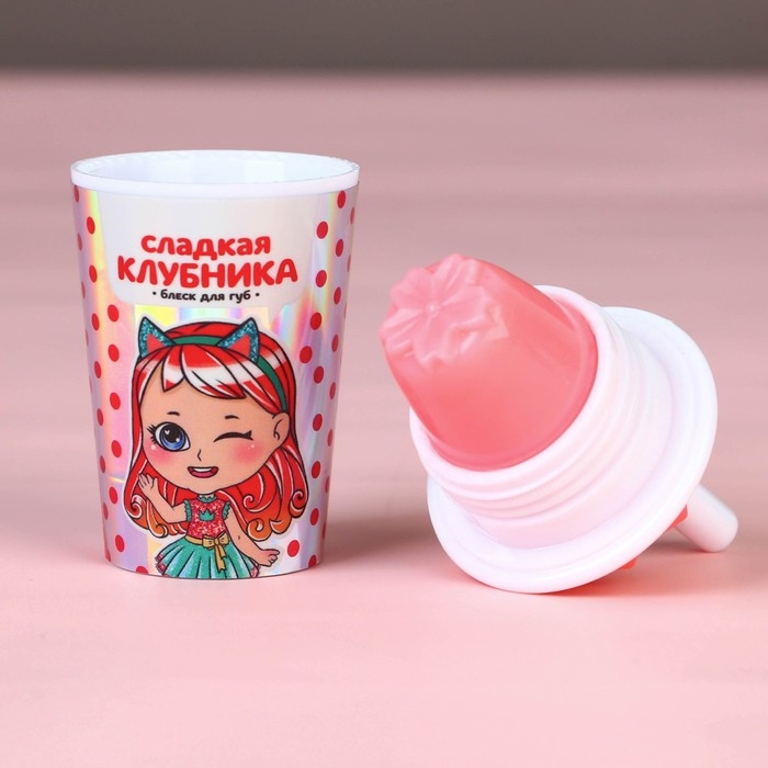 Блеск для губ «Коктейль» МИКС цветов и вкусов, 7 гр