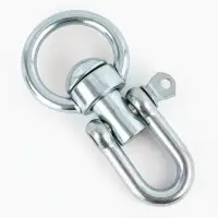 Вертлюг бычий со скобой (длина 10.5 см, ширина 5.5 см) 2 шт.