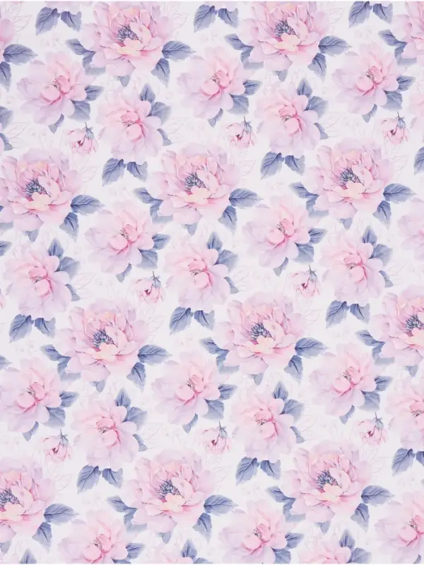 Бумага упаковочная глянцевая &laquo;Нежные цветы&raquo;, 70&times;100 см