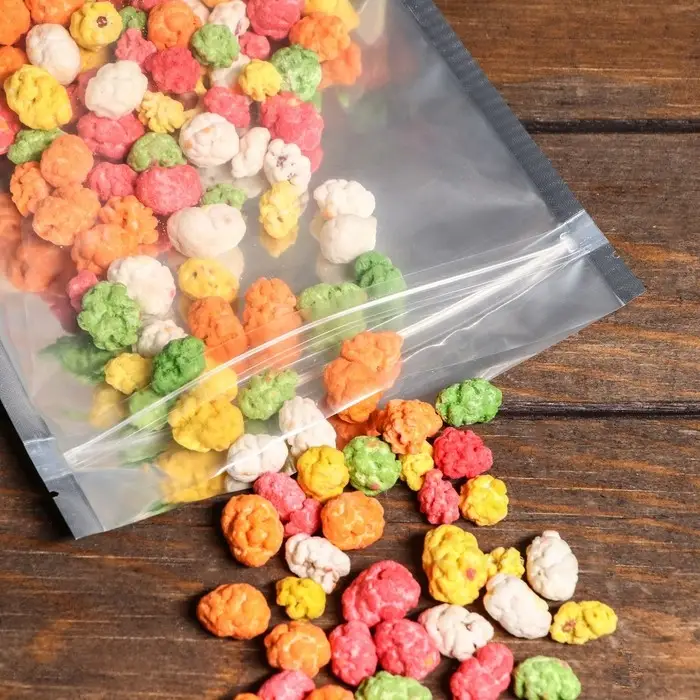 Пакет Zip-lock ПП, метализзированный, со сплошным окном, 18×26 см