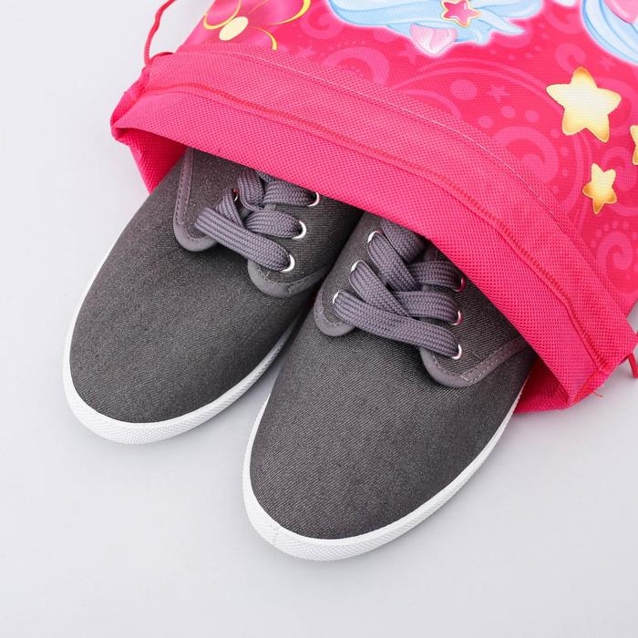 Мешок для обуви «Красотка» непромокаемое полотно 30×40 см Мешок для обуви «Красотка» непромокаемое полотно 30×40 см