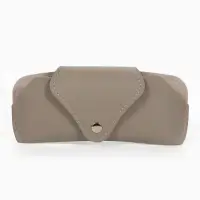 Футляр для очков, на кнопке, 16&times;3&times;6.3 см, серый