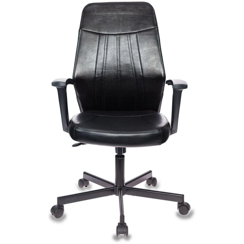 Кресло 0MX_VB_EChair-224 PPU к/з черный, металл