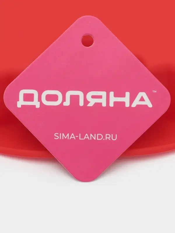 Форма для выпечки новогодняя Доляна &laquo;Снежинка&raquo;, силикон, 23&times;3.5 см, красная