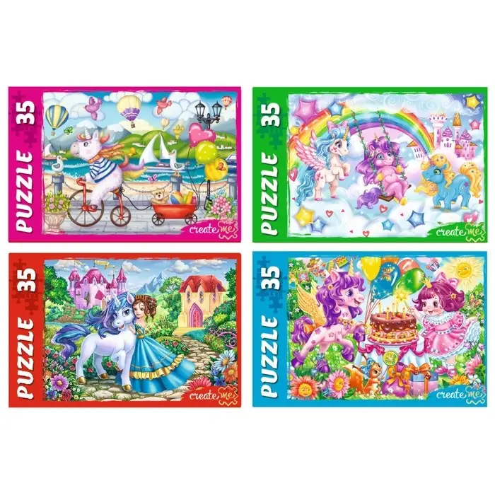 Пазл «Чудесные единороги», 35 элементов Пазл «Чудесные единороги», 35 элементов