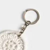 Брелок "Ловец снов" 19 см, цв. белый Брелок "Ловец снов" 19 см, цв. белый