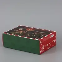 Коробка подарочная самосборная &laquo;С Новым годом!&raquo;, 16&times;23&times;7.5 см